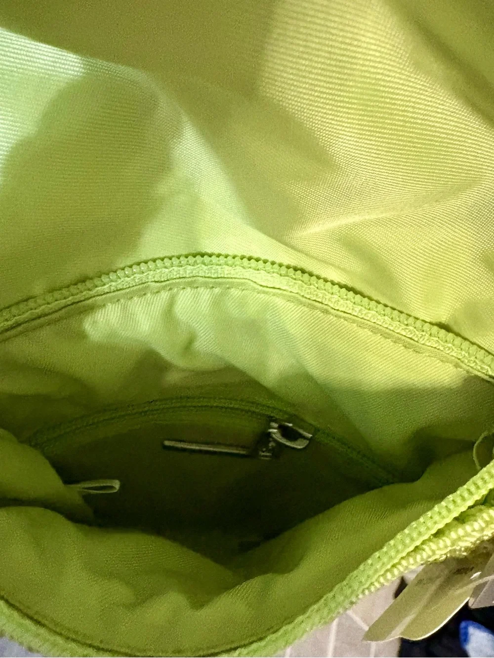 The Sak Lime Green Crochet Crossbody Bag